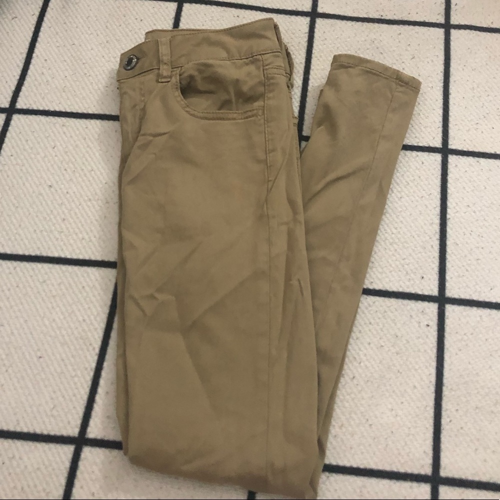 Tan American Eagle Pants